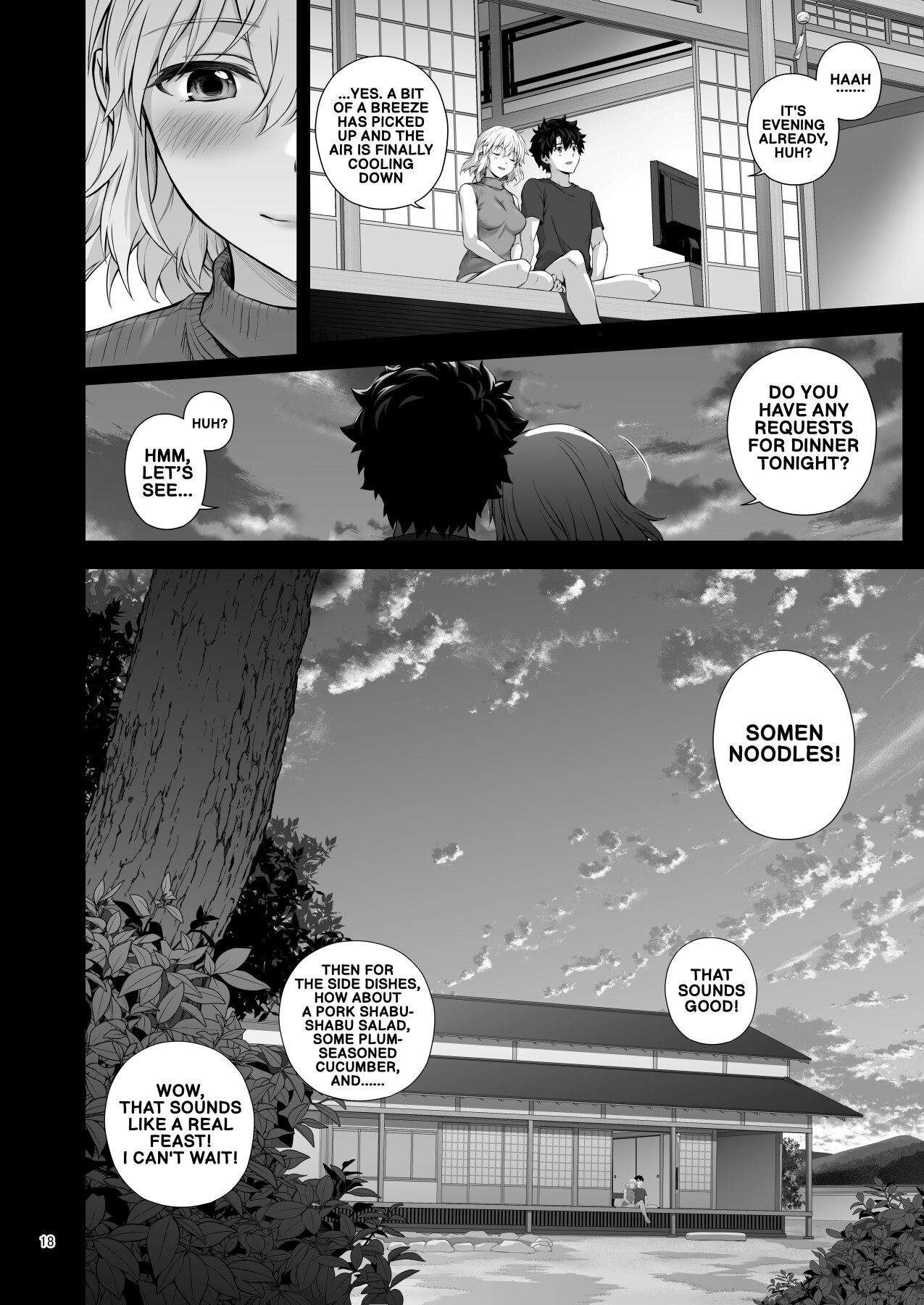 Hentai Manga Comic-On a hot summer day, me and my newlywed wife Jeanne, made love!-Read-19